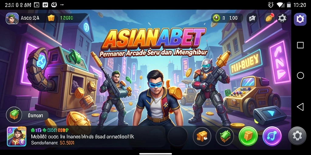 Screenshot gameplay ASIANABET yang menampilkan aksi seru dalam permainan Arcade.