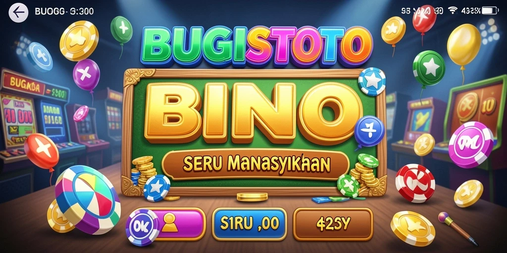 Tampilan gameplay yang seru dalam permainan Bingo BUGISTOTO.