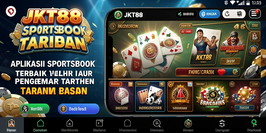 Tampilan gameplay menarik pada aplikasi Sportsbook JKT88.