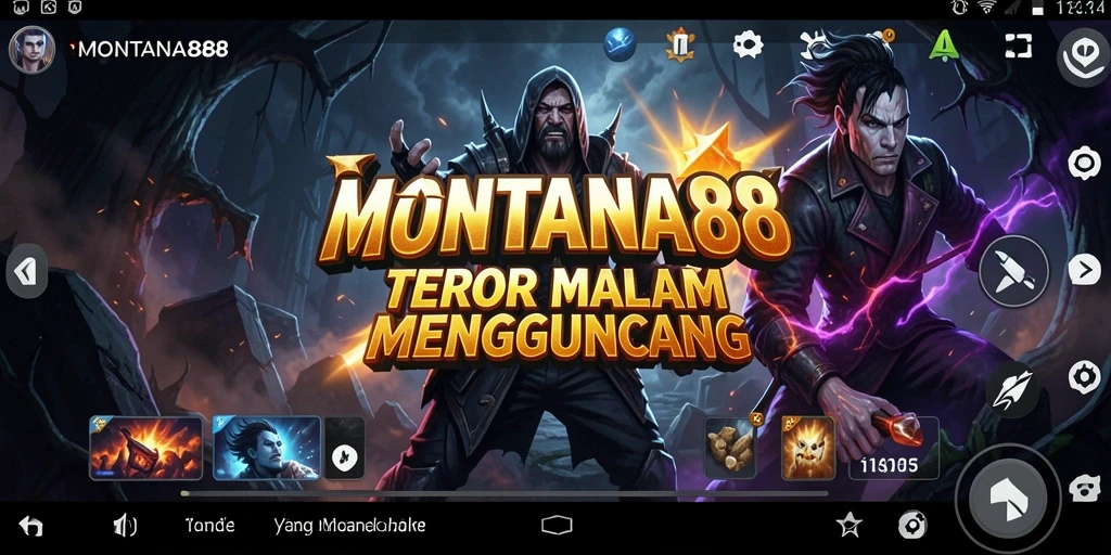 Screenshot gameplay MONTANA88 menunjukkan suasana menyeramkan yang mendalam.