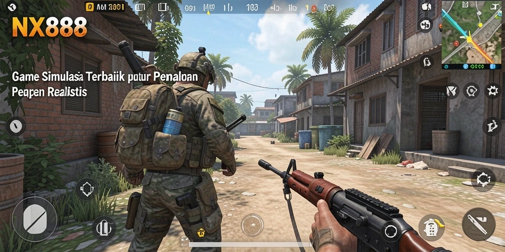 Screenshot gameplay NX888 menampilkan pengalaman simulasi yang mendalam.