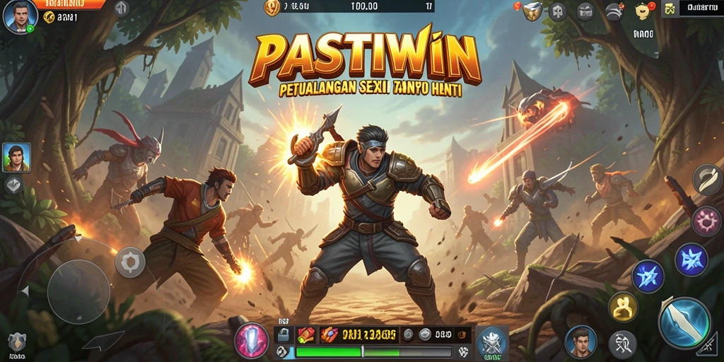 Gameplay seru dan menegangkan di PASTIWIN.