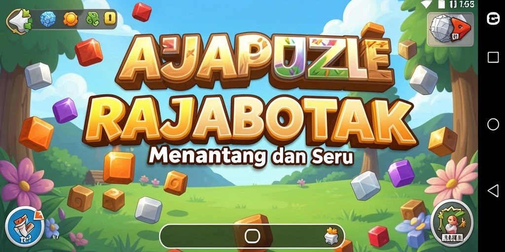 Tampilan gameplay RAJABOTAK yang menarik dan menantang.