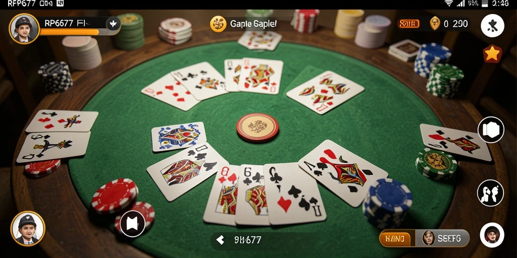 Tampilan gameplay seru dari RP6677 dengan fitur menarik.