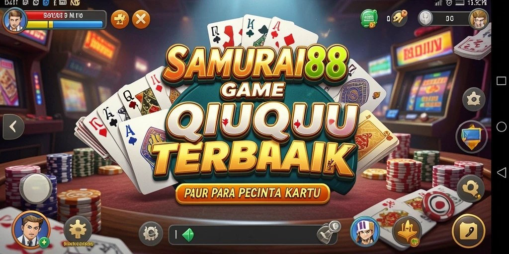 Tampilan gameplay seru dari SAMURAI88 yang menampilkan strategi QiuQiu.