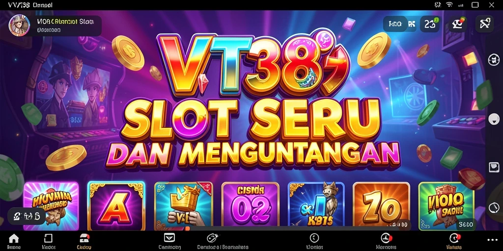 Tampilan gameplay seru VT38 dengan fitur slot yang menggiurkan.